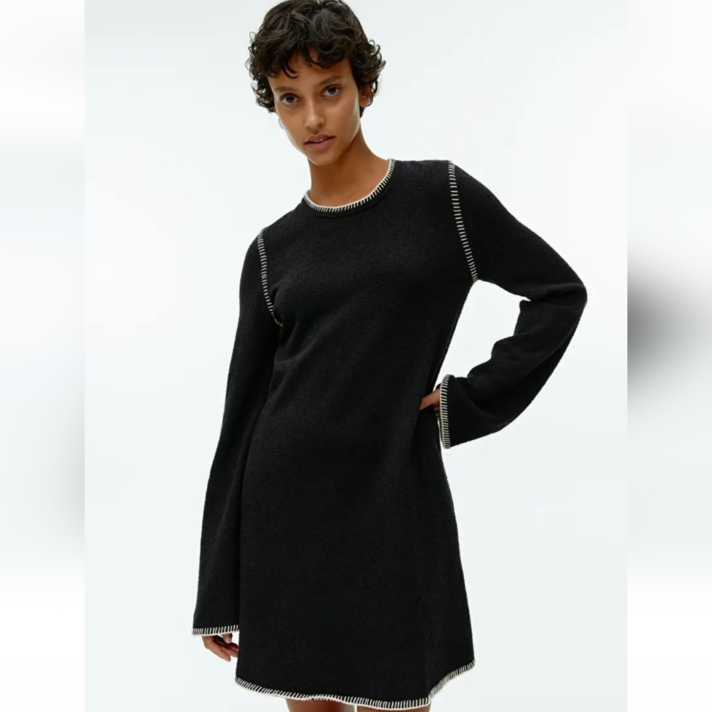 Arket blanket stitch knitted dress